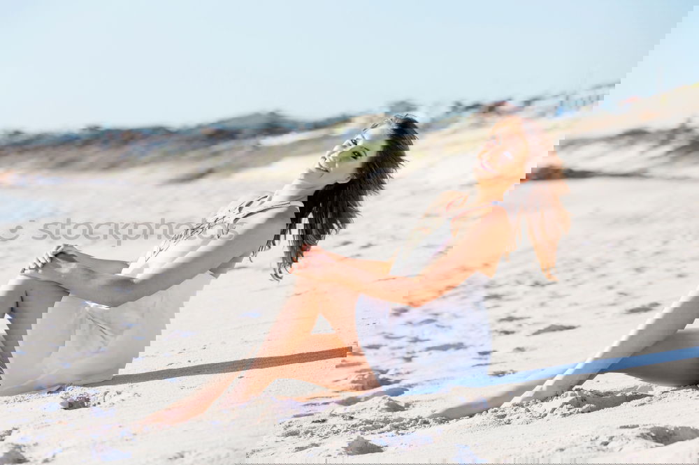 Similar – Image, Stock Photo Autumn day at the beach