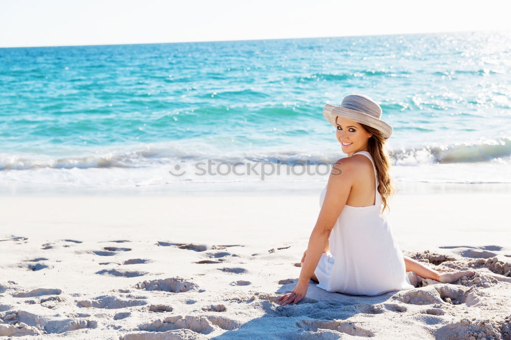 Similar – Image, Stock Photo Girl at Bavaro Beaches in Punta Cana, Dominican Republic