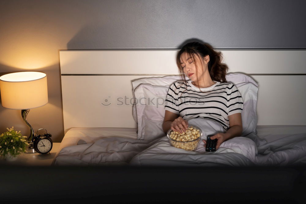 Similar – Image, Stock Photo Woman lying with legs up