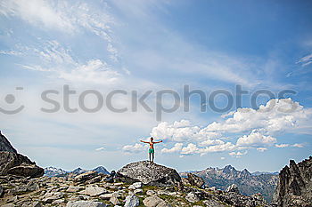 Similar – Dreiländerspitze wandern