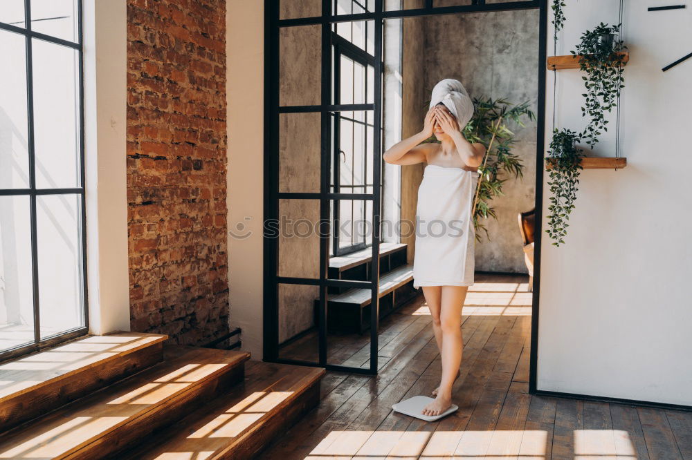 Similar – Image, Stock Photo Woman holding baby at home