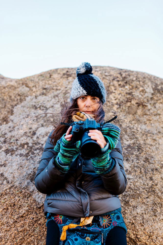 Similar – Image, Stock Photo sun & beanies