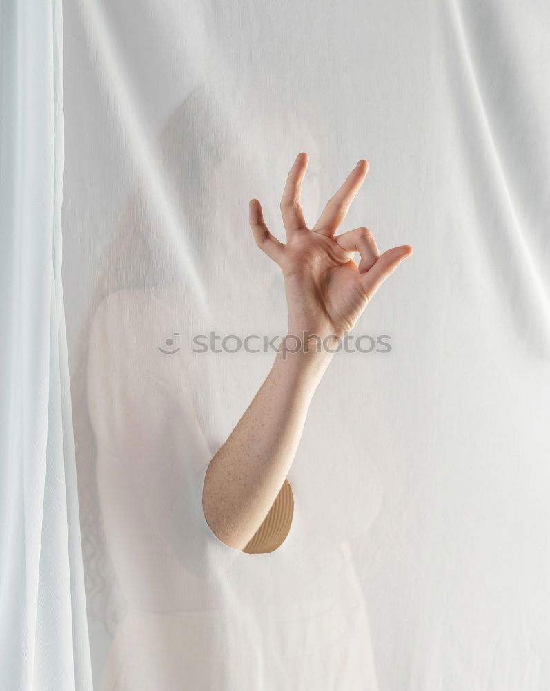 Similar – Image, Stock Photo Young redhead woman with a yellow dress in a yellow room