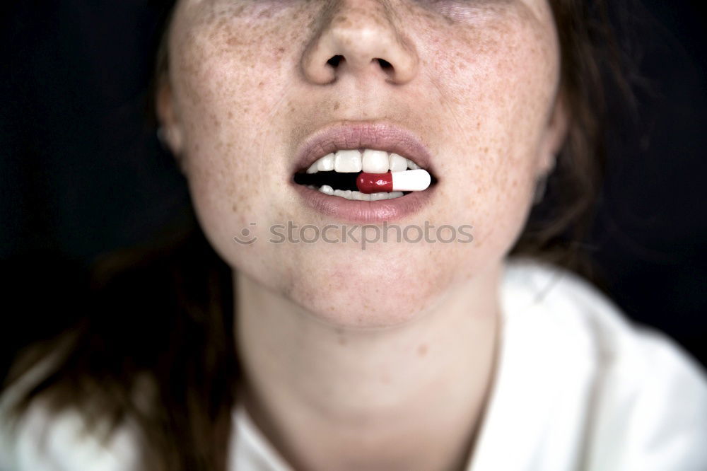 Similar – Image, Stock Photo Ouch! Young woman