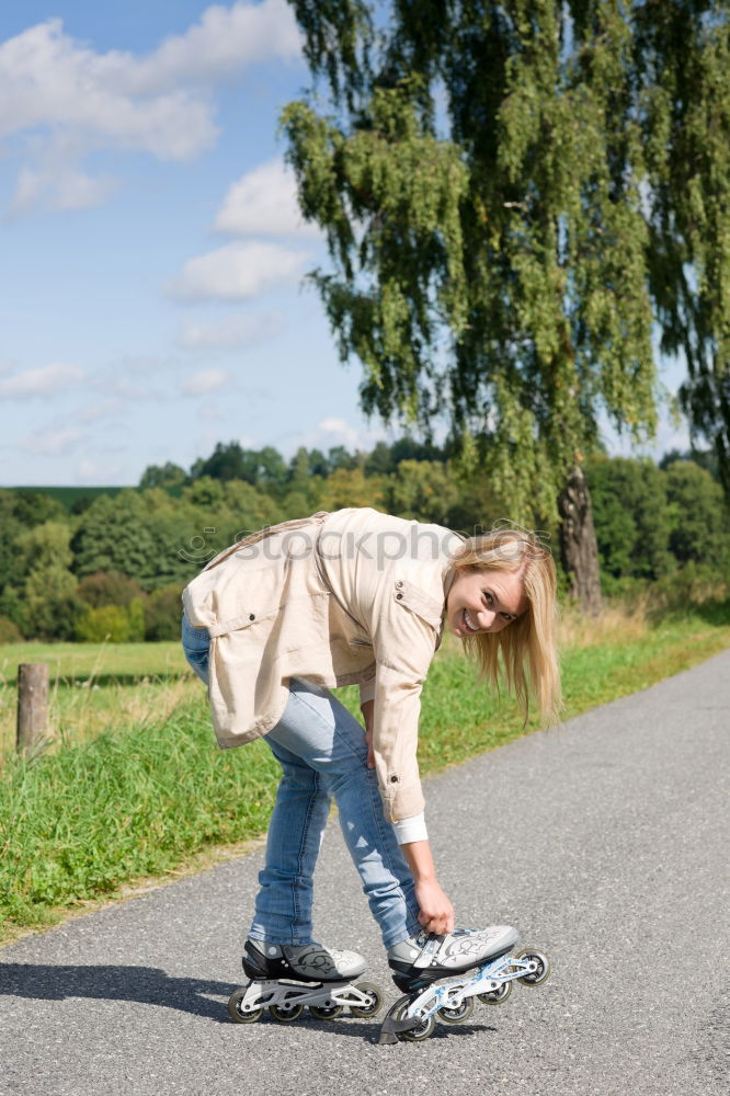 Similar – Image, Stock Photo skateboarding Street