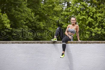 Similar – Image, Stock Photo Chins training Sports