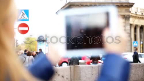 Similar – Image, Stock Photo SIGHTSEEING Joy Tourism