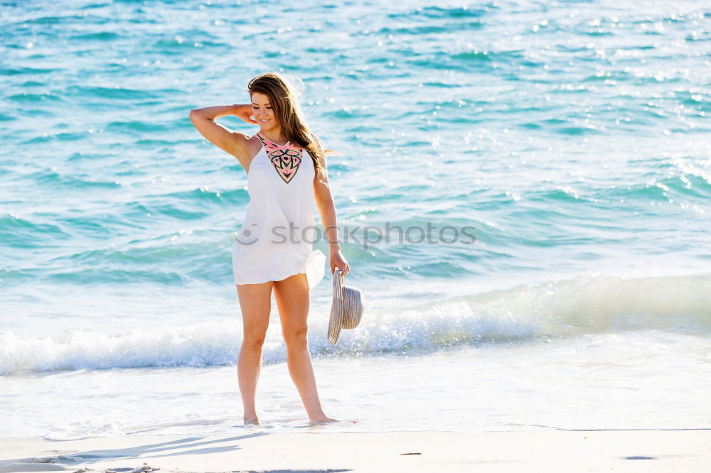 Similar – Image, Stock Photo Girl at Bavaro Beaches in Punta Cana, Dominican Republic