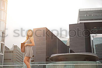 Image, Stock Photo Beautiful young woman posing