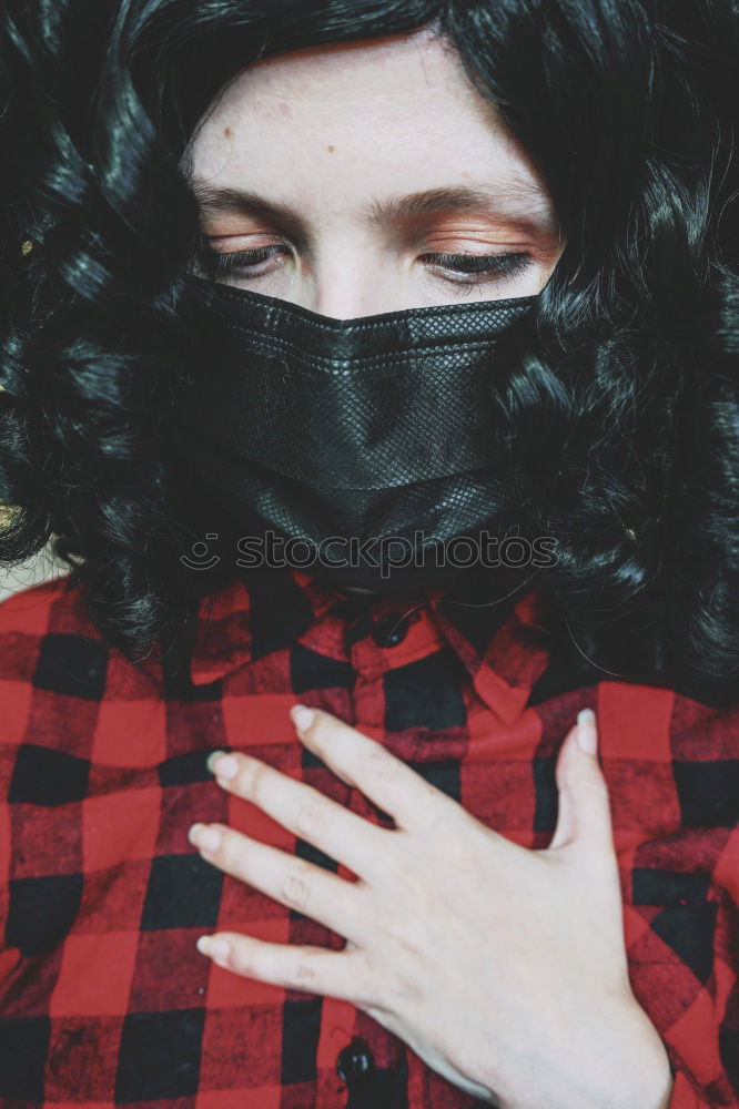 Similar – Image, Stock Photo A Young Man standing in the woods