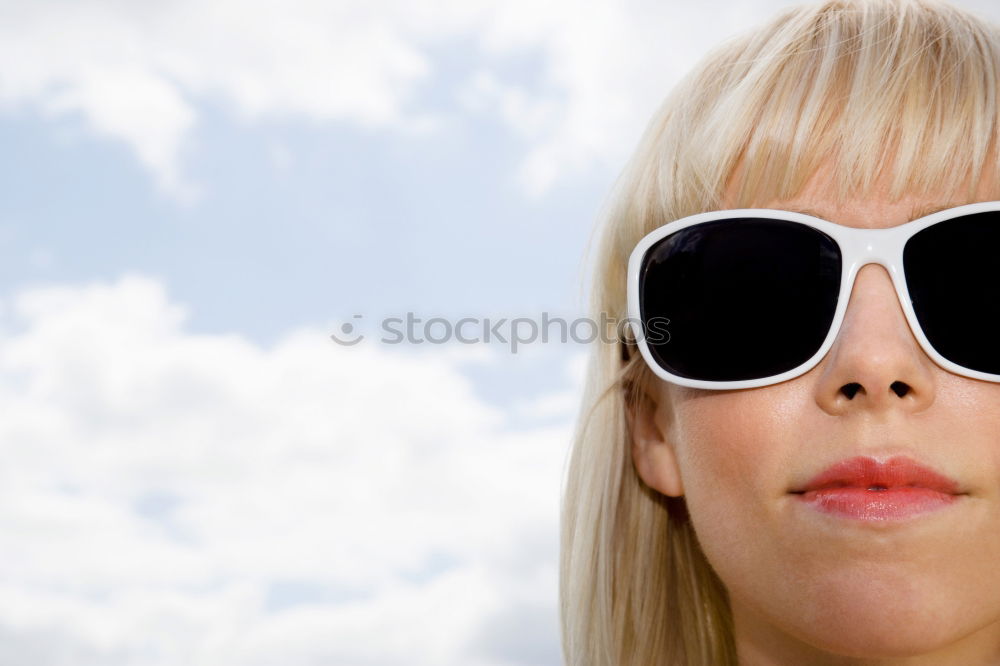 Similar – Woman with sunglasses