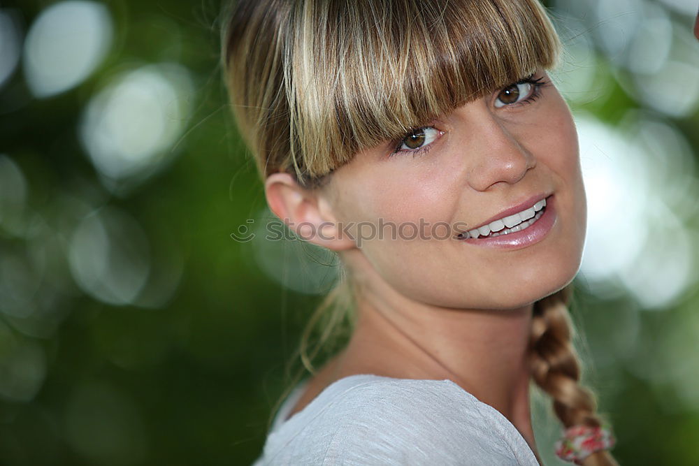 Similar – Image, Stock Photo Attractive slender blond woman