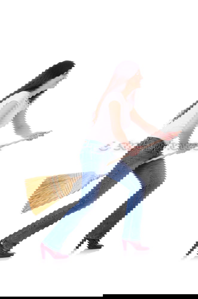 Similar – Image, Stock Photo a roll of toilet paper and legs of a woman