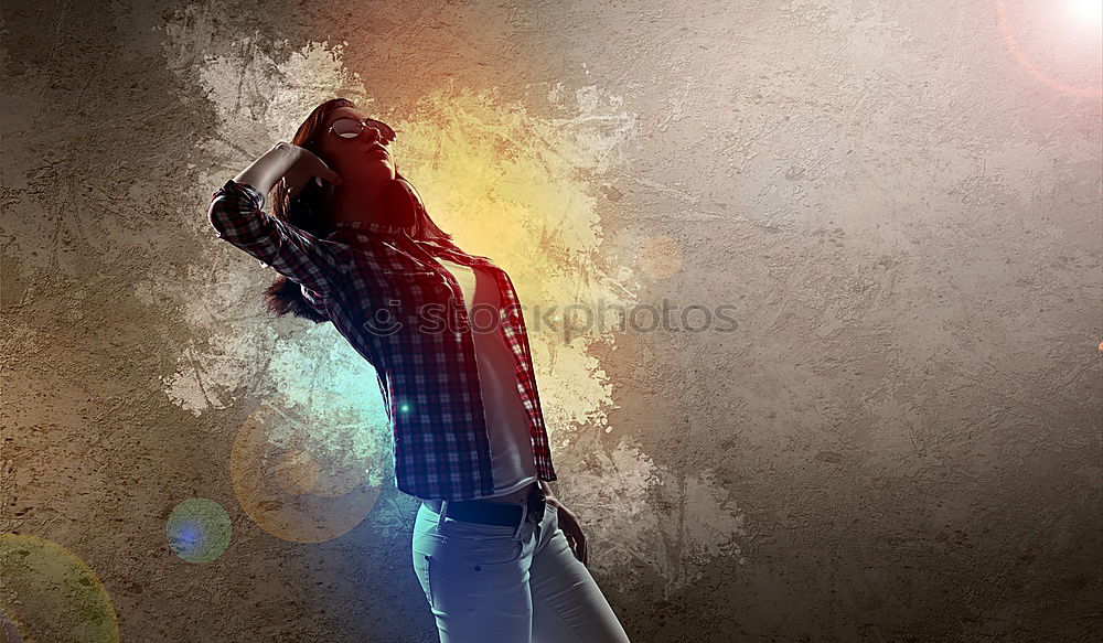 Image, Stock Photo COMBUSTION Sky Guy Man