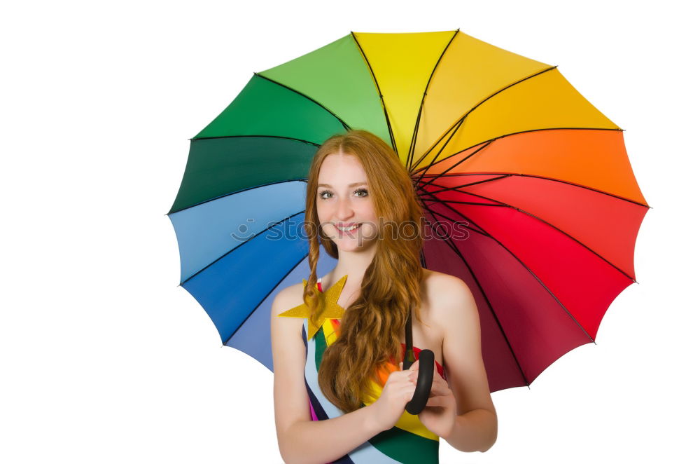 Similar – Sun or rain? Woman Adults