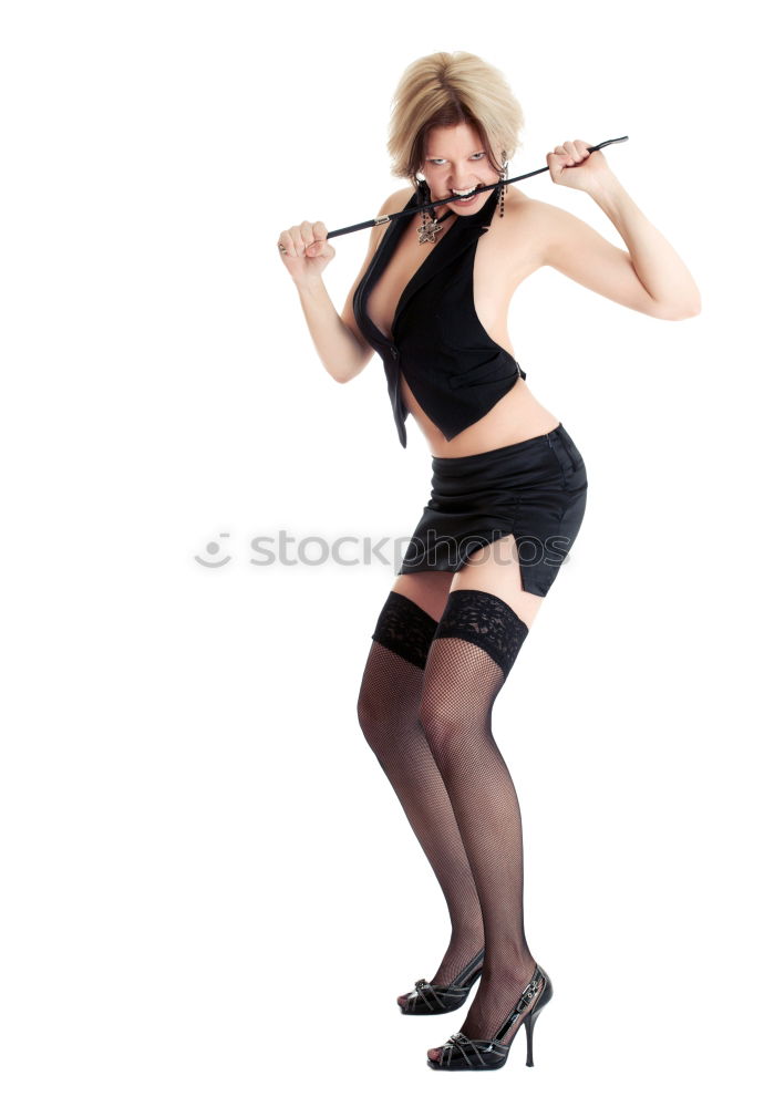 Image, Stock Photo black Fashion Skirt Cloth