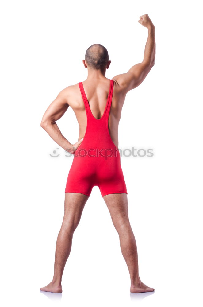 Similar – the guy in the wrestling leotard