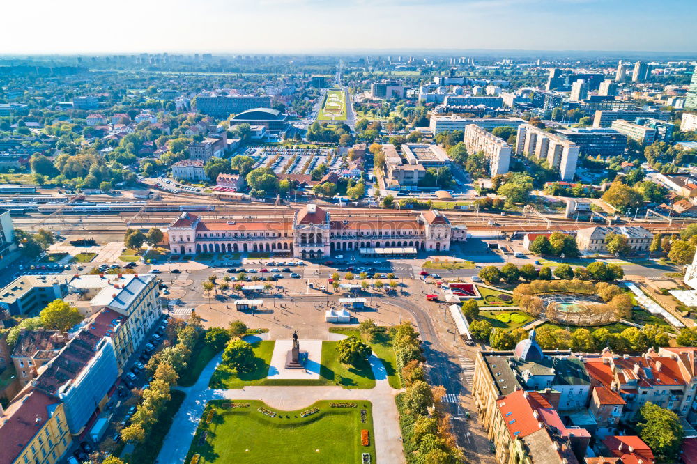 Similar – Autumn panoramic view of Berlin VI