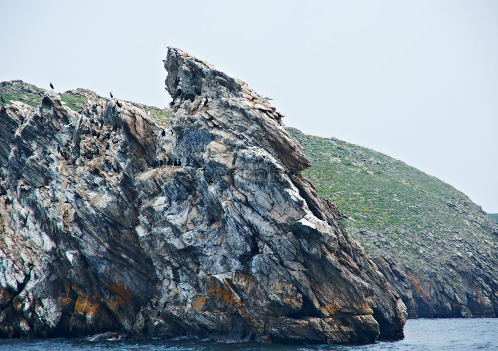 Similar – Image, Stock Photo sea boat rocks Trip