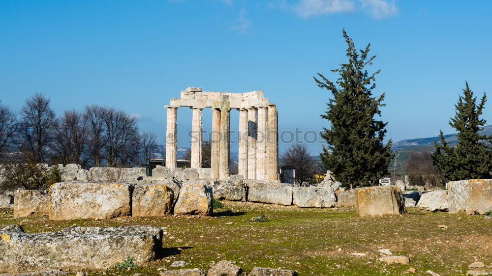 Similar – Image, Stock Photo the column and the roman temple