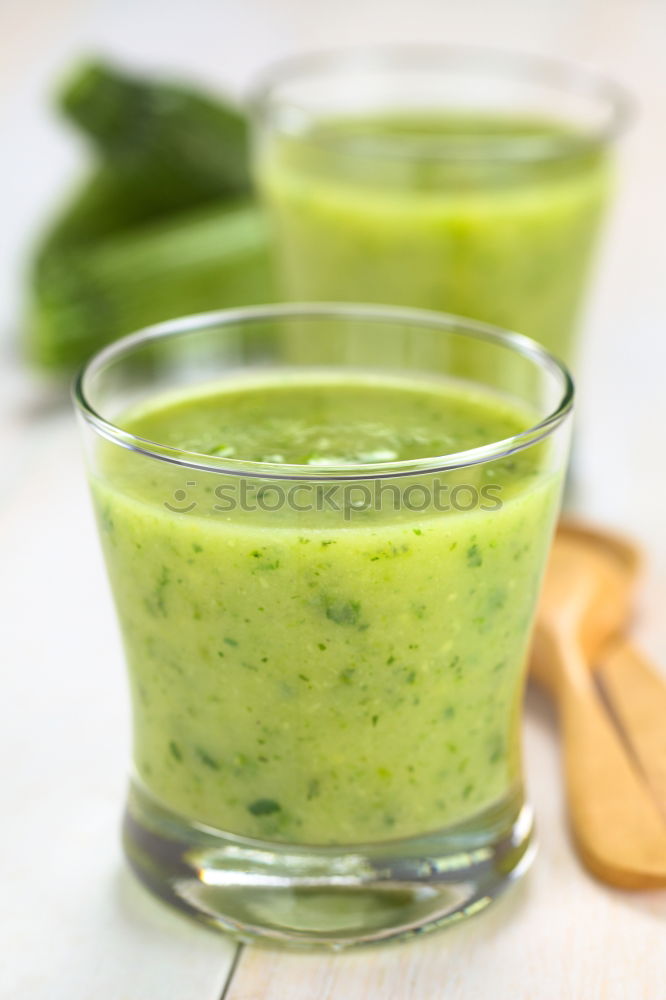 Similar – Image, Stock Photo Green smoothie Milkshake