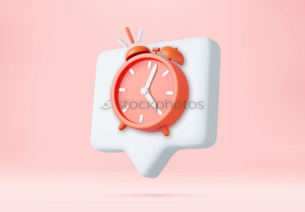 Similar – Bright pink colour clock