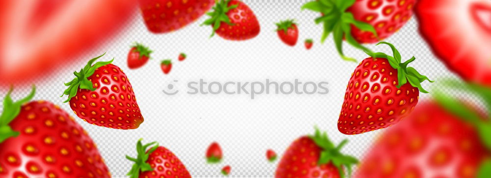 Image, Stock Photo A strawberry Colour photo