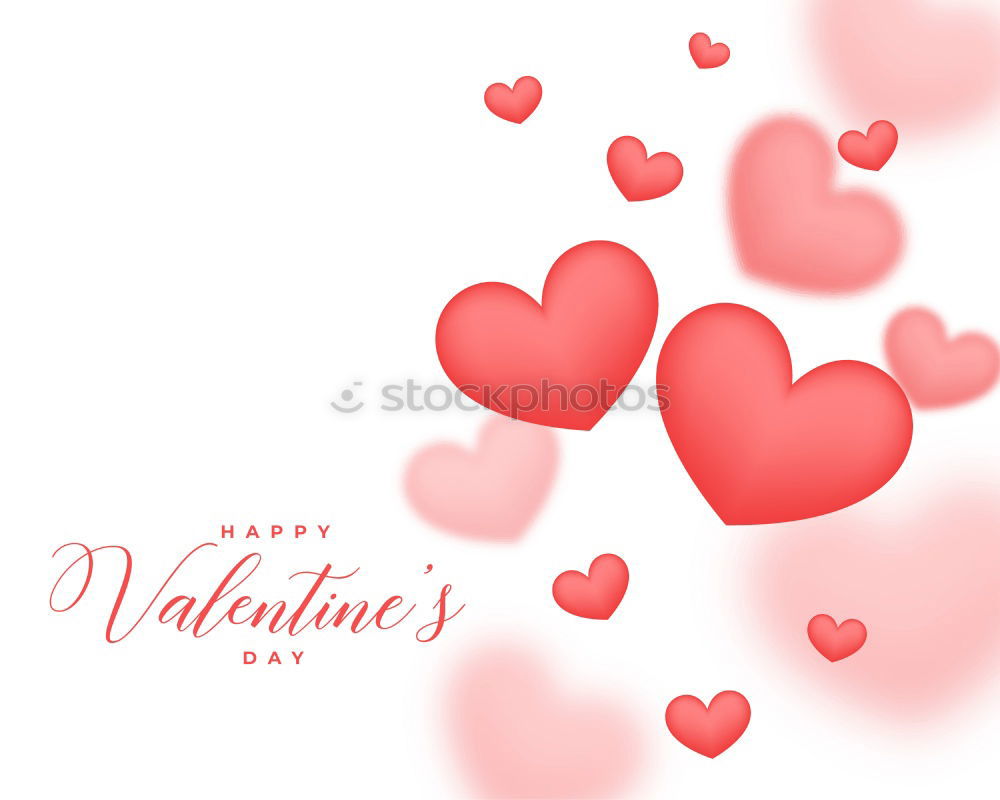 Similar – Image, Stock Photo Valentine’s card. Be my Valentine with gift