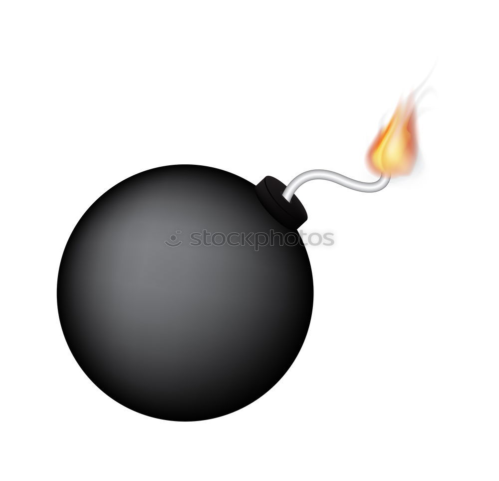 Similar – Image, Stock Photo explosive Black White Bomb