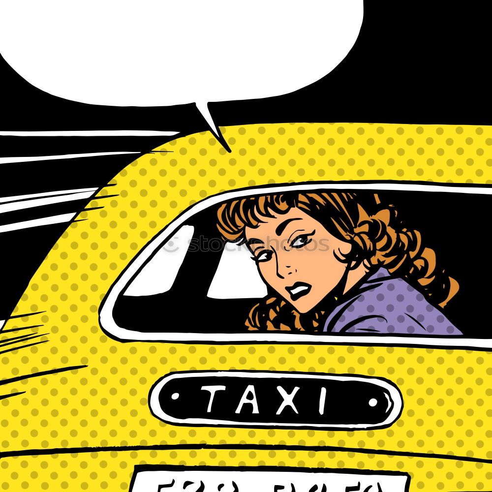 Similar – Image, Stock Photo FF# Taxi Taxi Art Esthetic