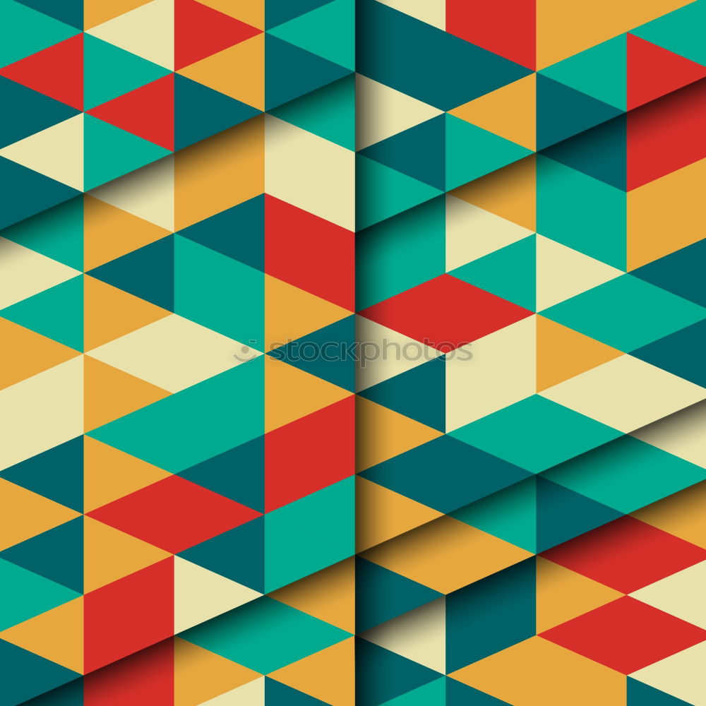 Similar – Image, Stock Photo Vibrant colors palette paper design. Geometric shapes.