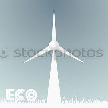 Similar – Image, Stock Photo windmill Technology