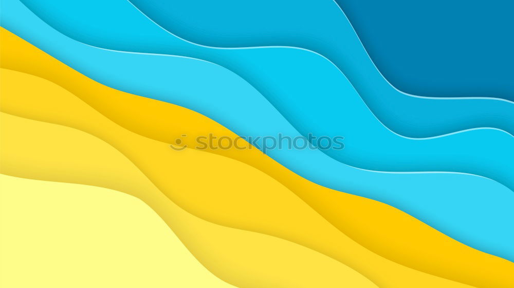 Image, Stock Photo yellow=blue Balloon