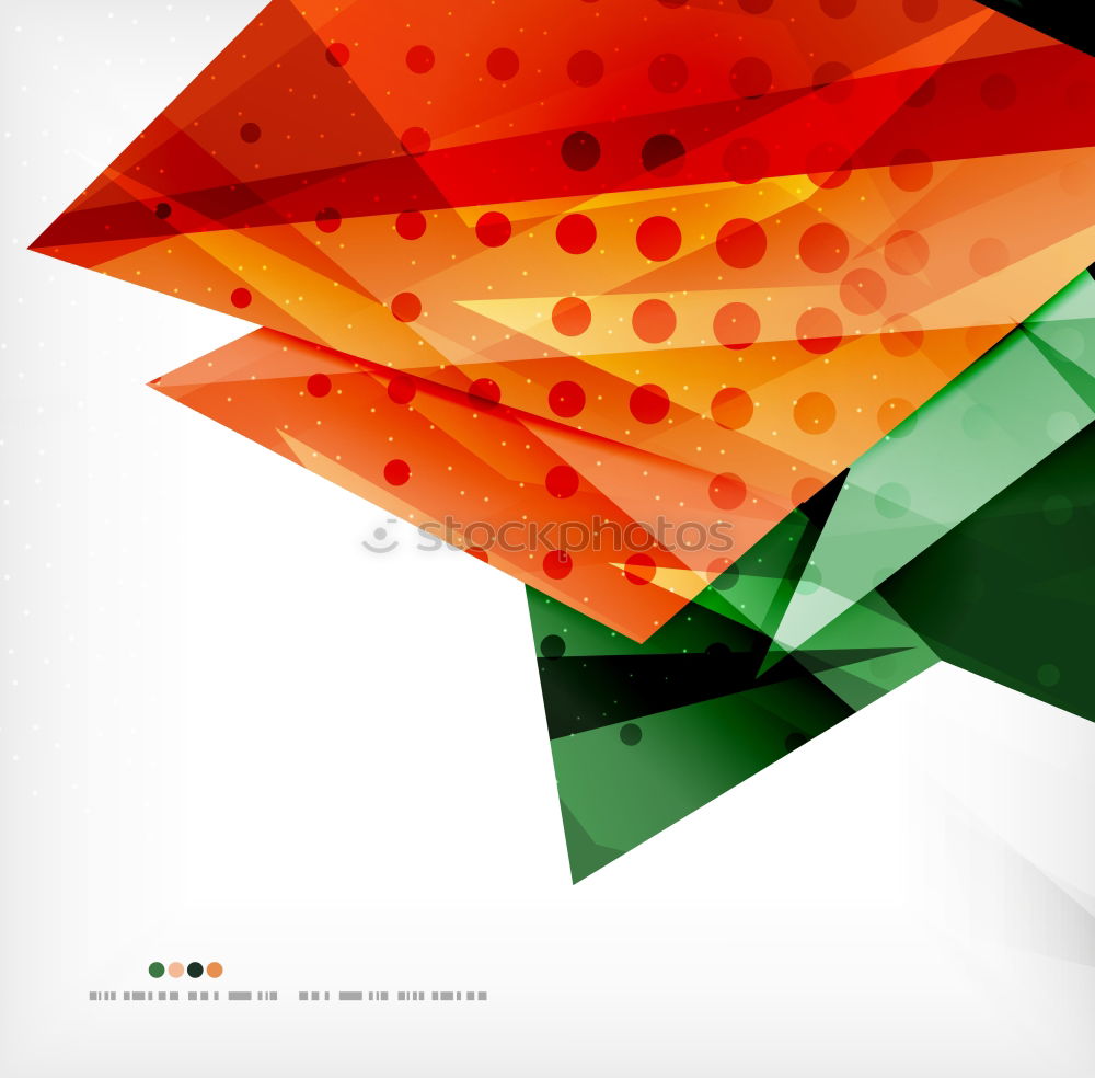 Image, Stock Photo Colourful geometric shapes