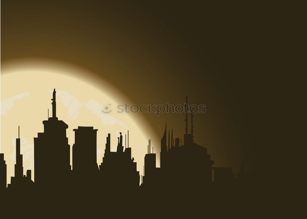 Similar – turkish skyline in the night