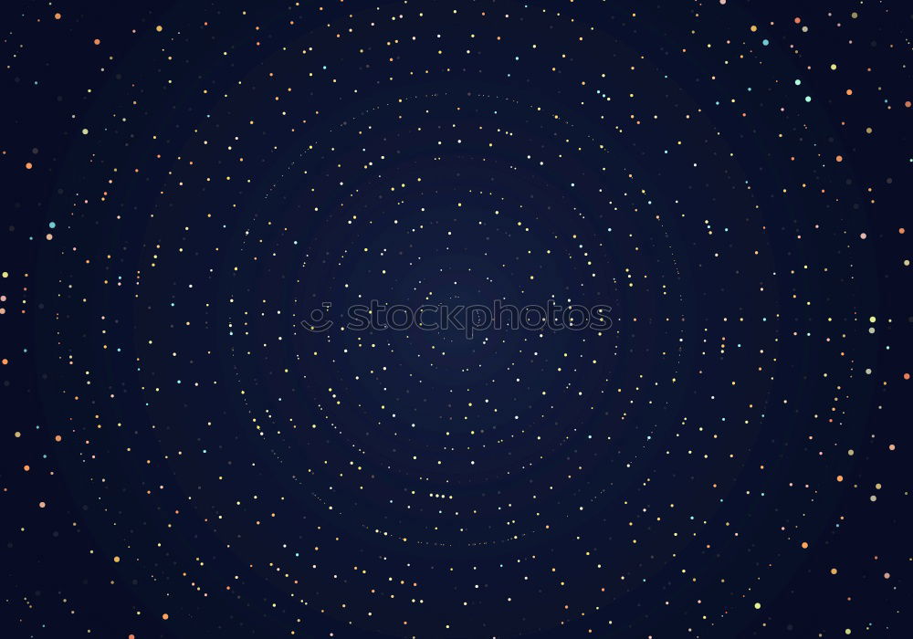 Similar – Image, Stock Photo Blue dark night sky with many stars