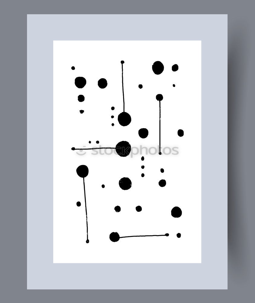 Similar – small dots connect the big dots