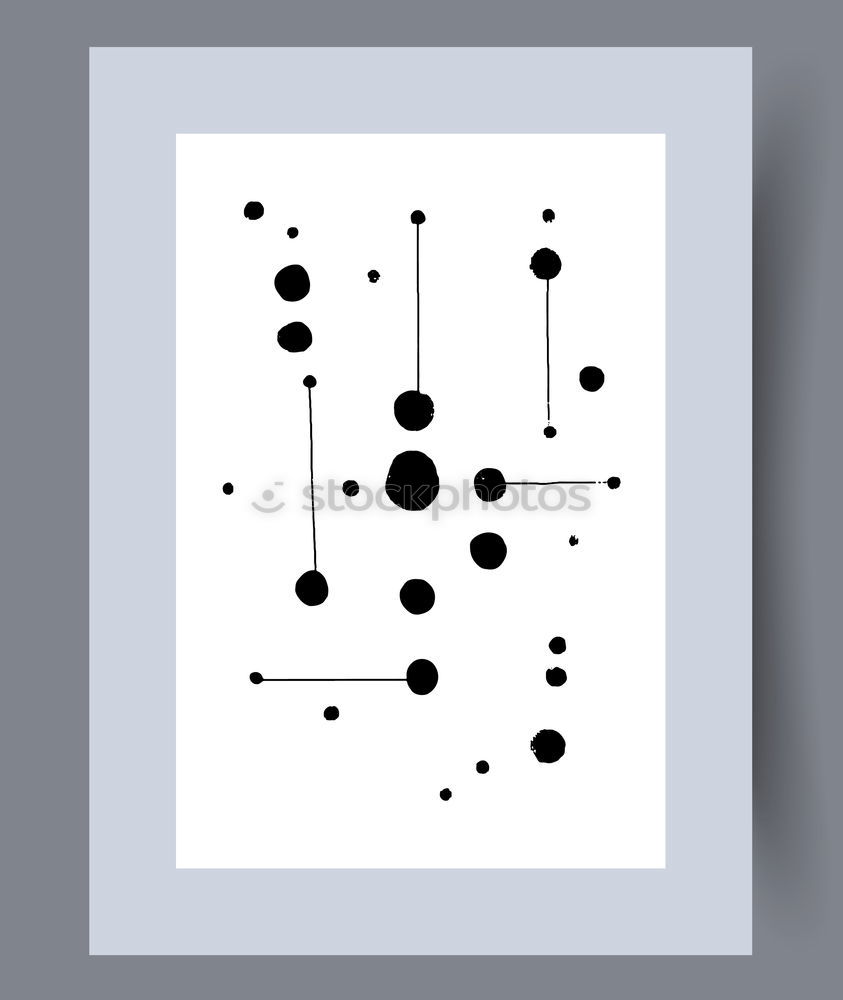 Similar – small dots connect the big dots