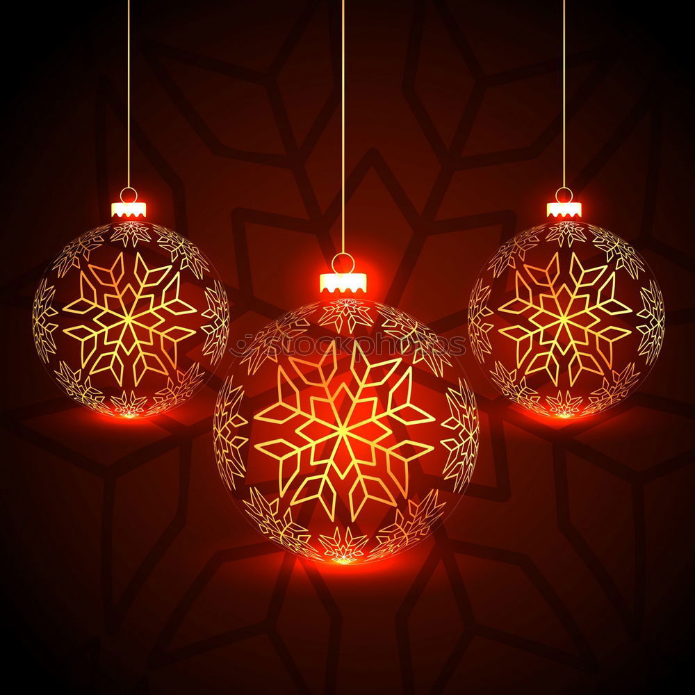 Similar – Image, Stock Photo Christmas balls with candles. holiday