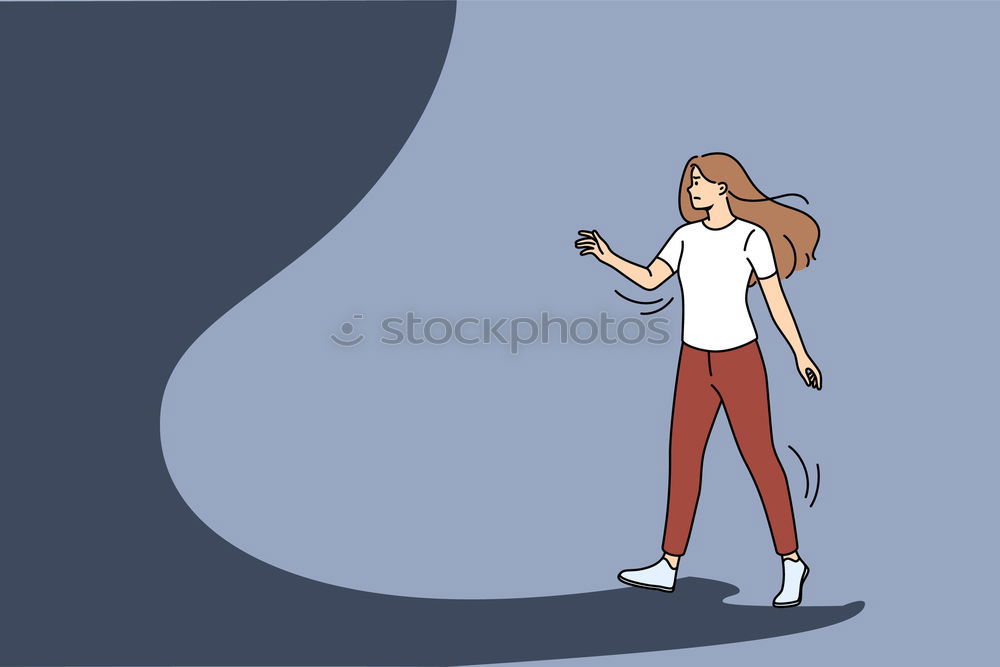 Similar – Image, Stock Photo Woman holding speech bubble “live sharing”