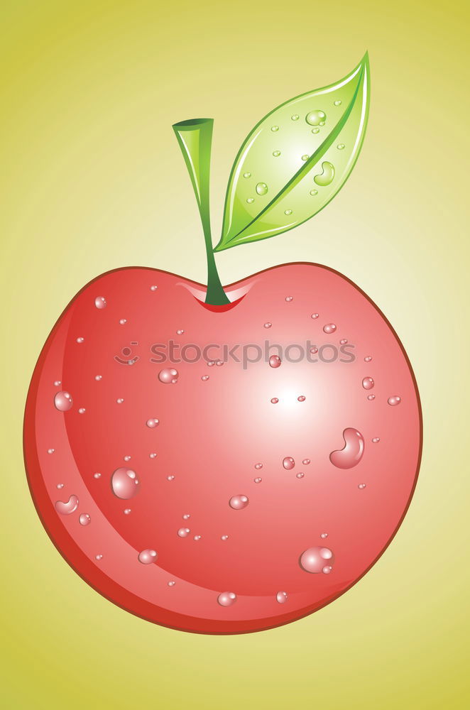 Similar – Image, Stock Photo Apple and stars Winter