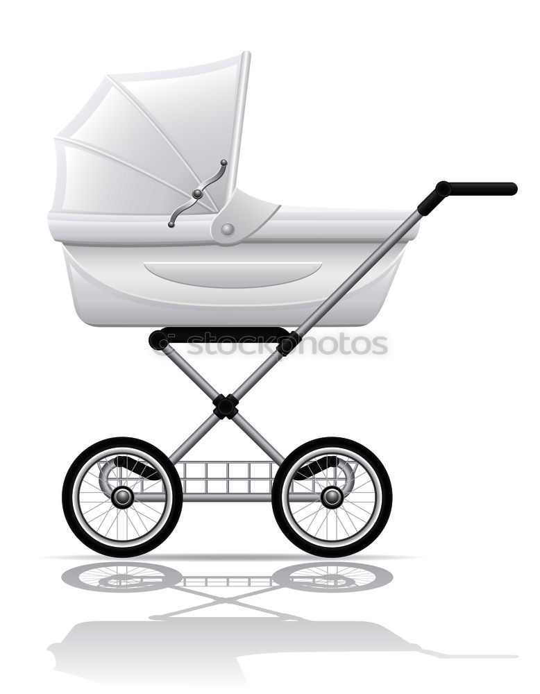 Similar – Image, Stock Photo An old doll’s pram recalls childhood in the seventies full of sadness and desolation