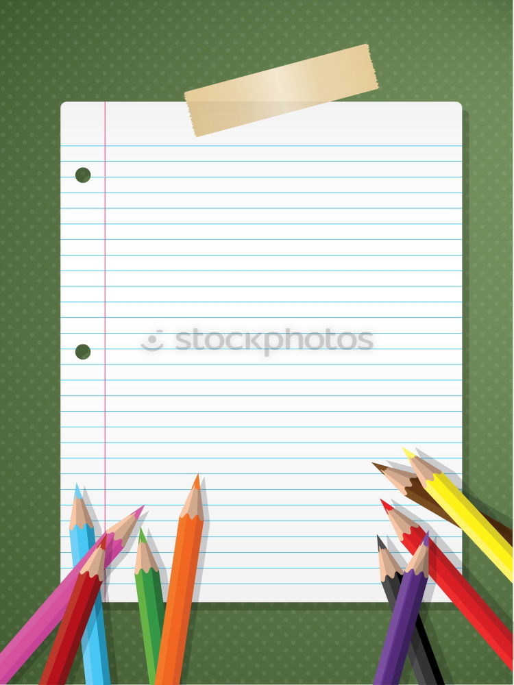 Similar – Image, Stock Photo white sheet torn from a notebook