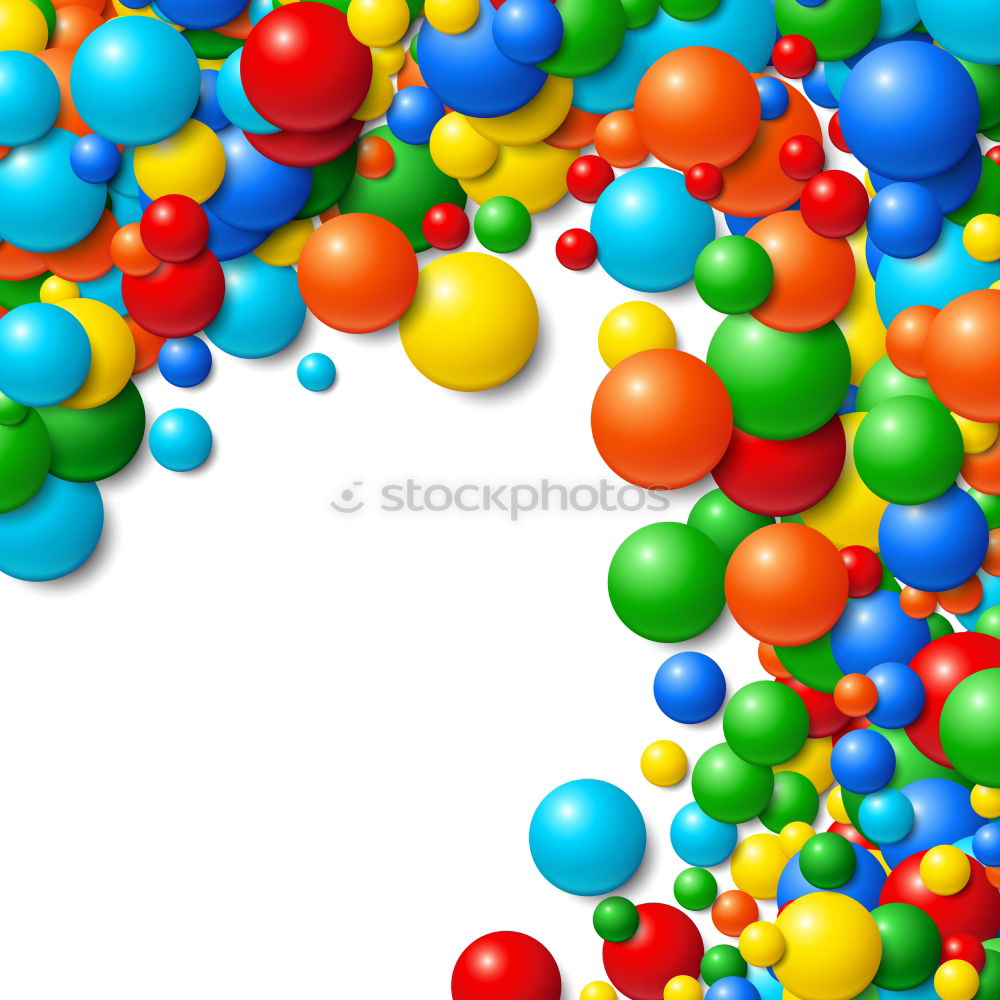 Similar – countless colorful balls made of plastic are the classic for children’s fun