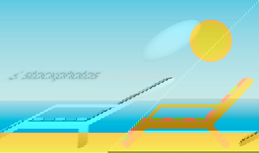Similar – Image, Stock Photo A summer day Ocean Beach