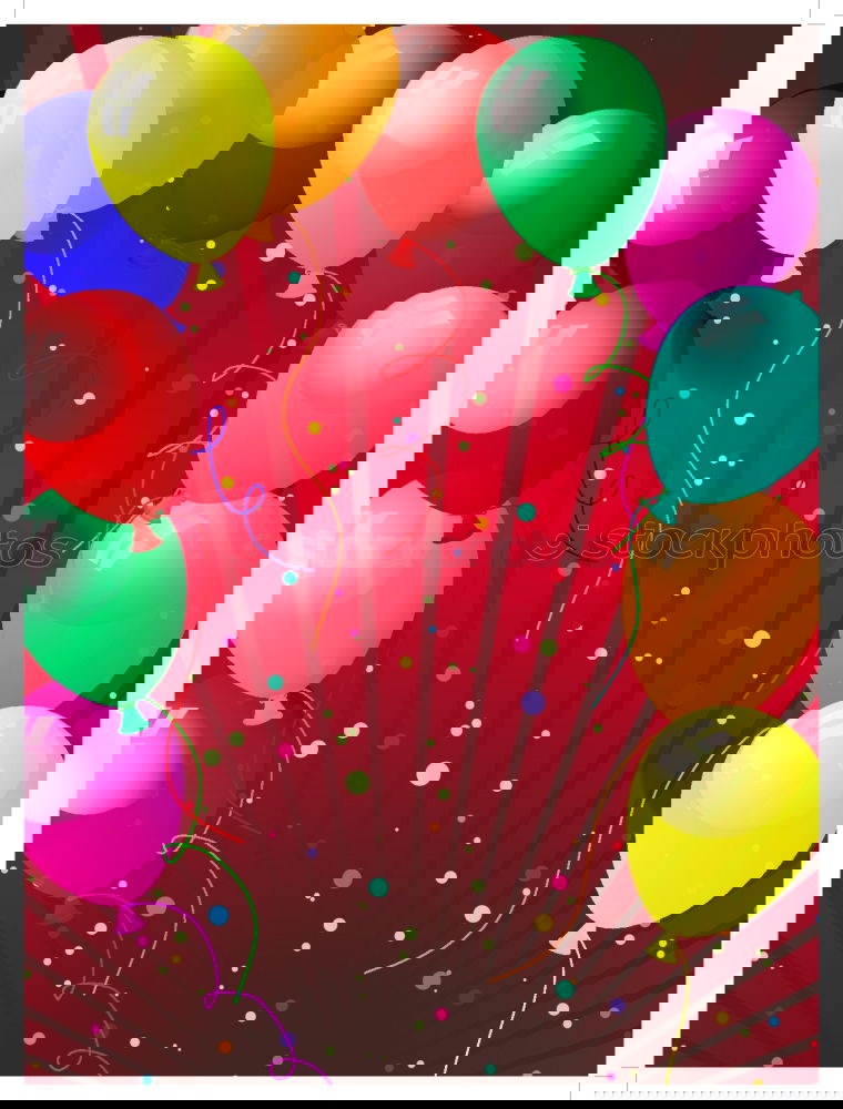 Similar – Image, Stock Photo Colourful air kisses at carnival