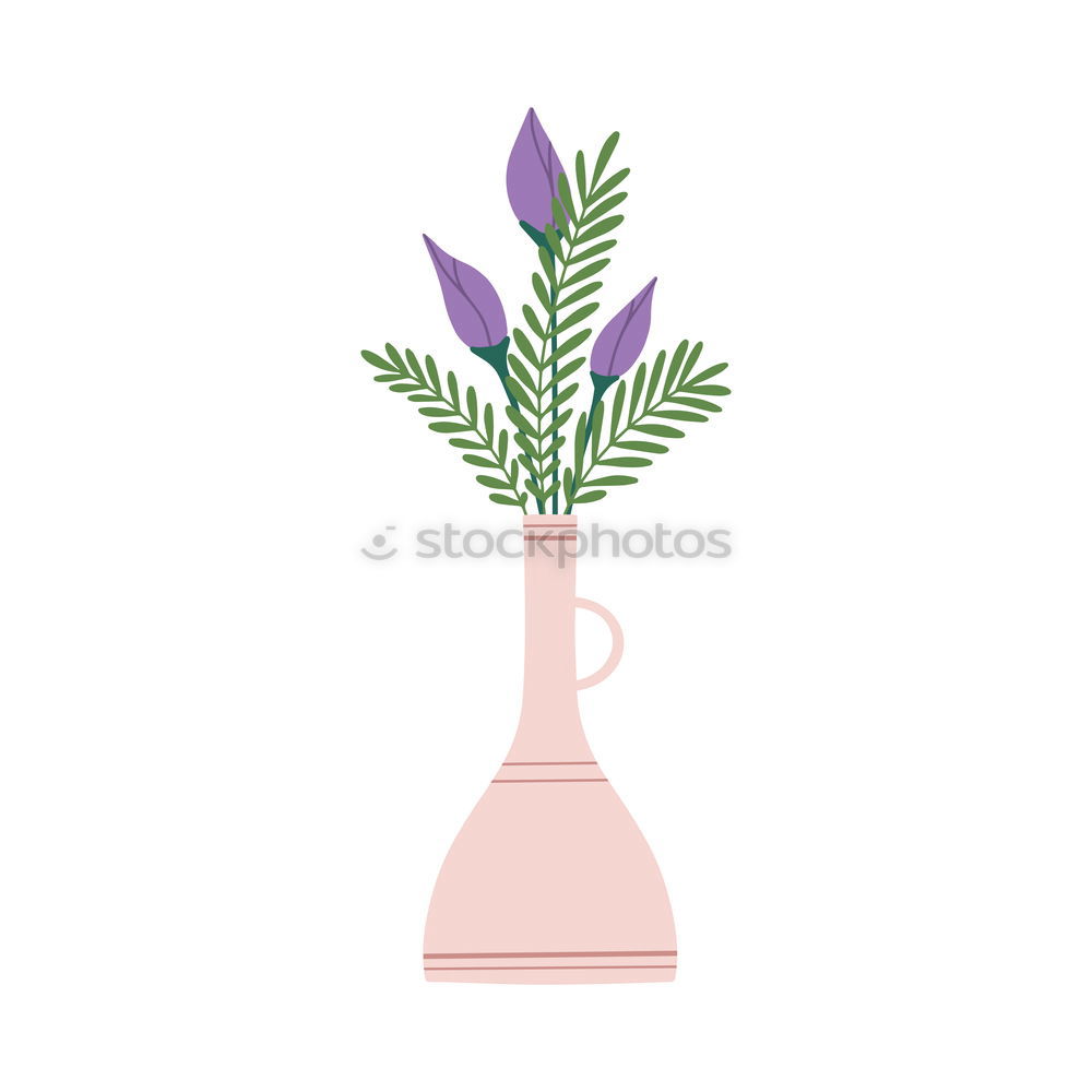 Similar – Image, Stock Photo Purple palm leaves on blue background