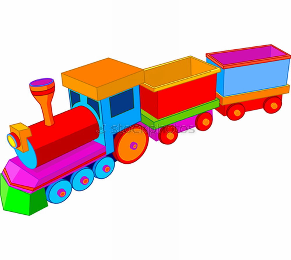 Similar – toy train Railroad Engines