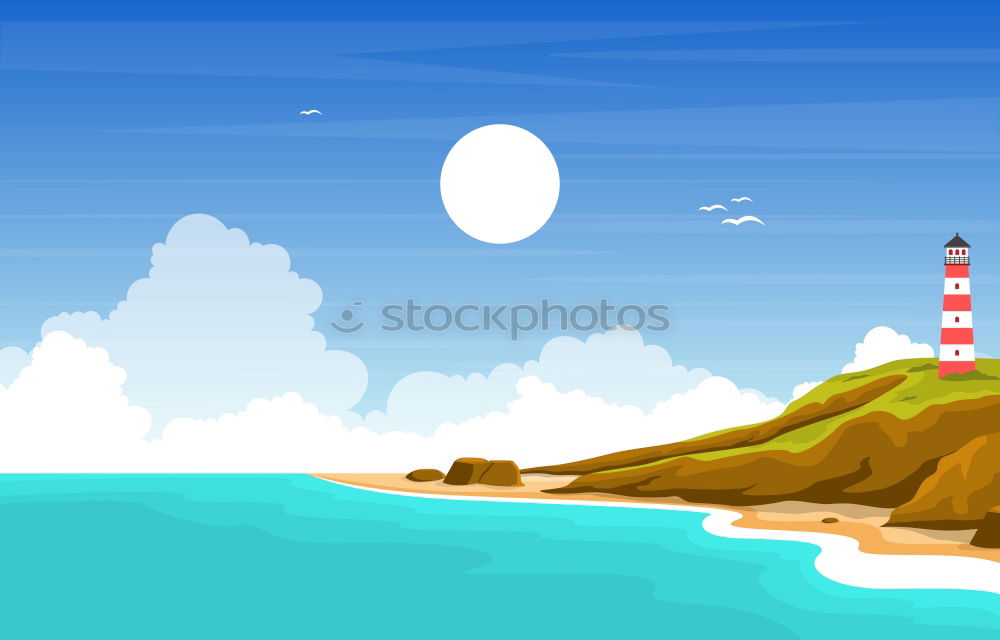 Similar – Image, Stock Photo Lighthouse on a rocky cliff