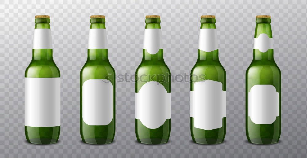 Similar – Attention! Bottle Glass